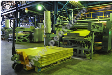 Производство стеклотекстолита - Выход препрега 2