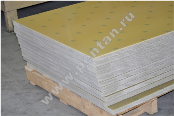 Производство стеклотекстолита - После обрезки кромки, и проверки качества, стеклотекстолит отправляется на склад